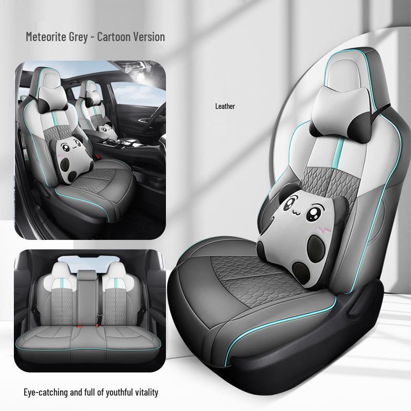 Changan UNIT Universal 5-Seat Cartoon Leather Car Seat Cushion