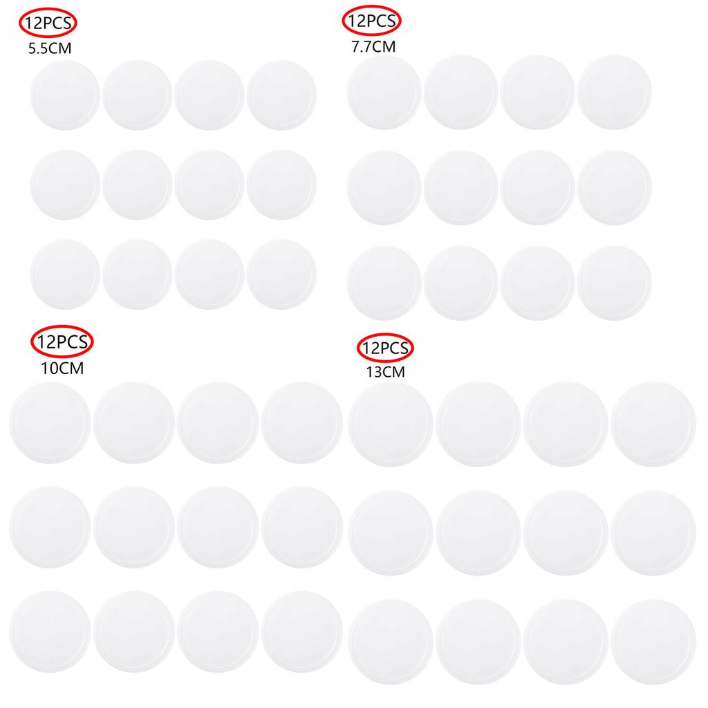 12Pcs Plastic Can Covers Lids for Canned Goods or Pet Dog Cat Food