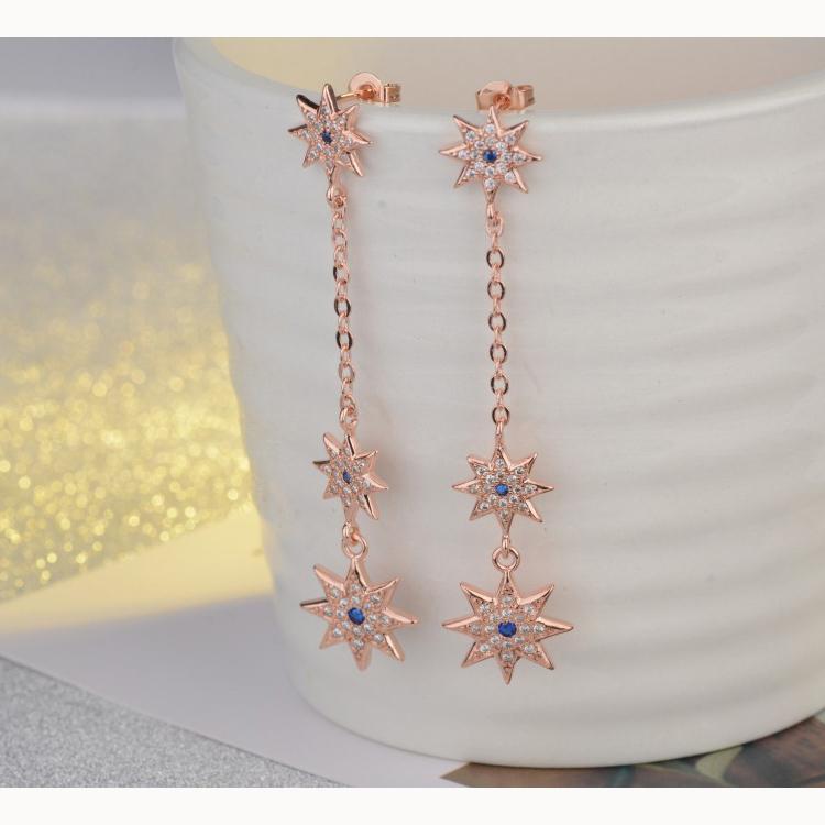 

Длинные серьги-капли, женская мода, элегантные серьги для вечеринок, подарки для подруг copper розового золота