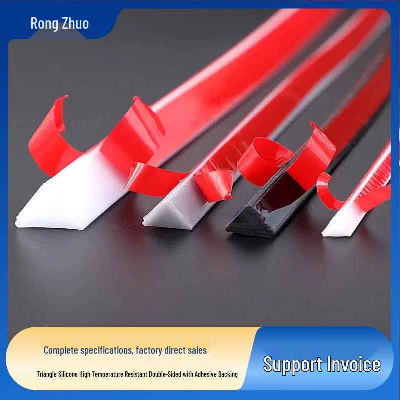 Striscia di tenuta triangolare in silicone resistente alle alte temperature
