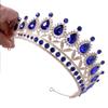 Wedding Tiara Bridal Crown Baroque Water Drop Crystal Crown Birthday Wedding Color Crystal Alloy Large Crown