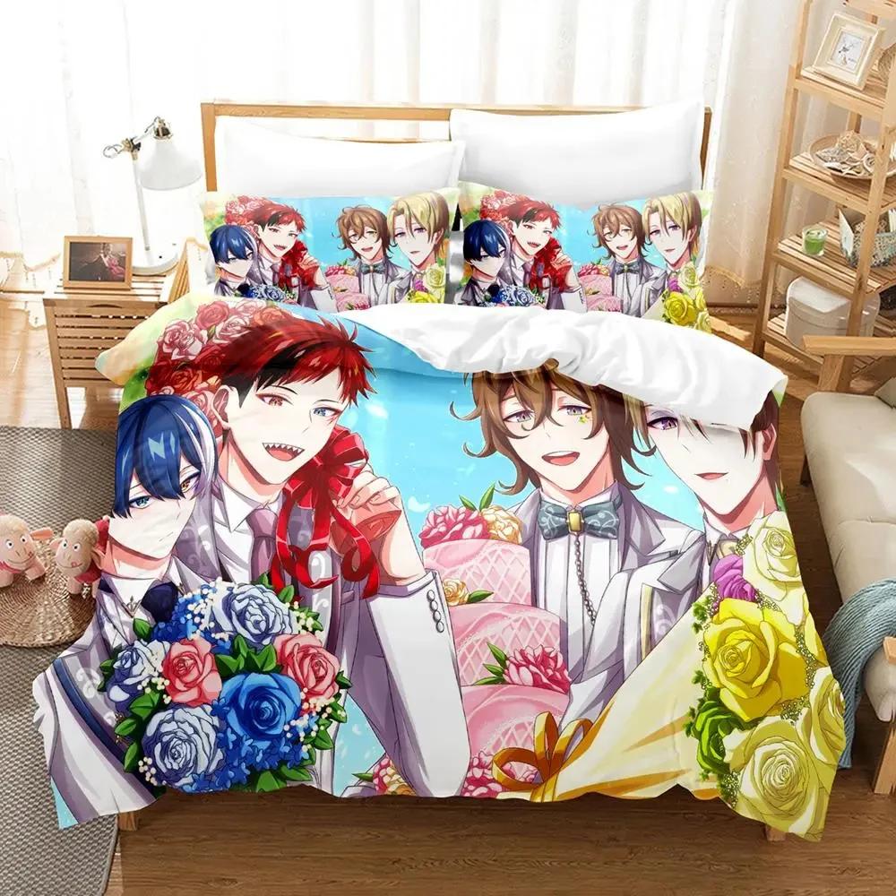 Anime Technoroid Overmin Bedding Set Duvet Cover Bed Set Quilt Cover Pillowcase Comforter King Queen Size Boys Adult Bedding Set