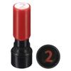 Zahlenstempel Selbstfärbend Ziffer 0-9 7mm Zahlenstempel Lehrerstempel Initialenstempel Stempelkissen für Klassenbuch Scrapbooking DIY