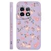 Floral Scent Phone Case For Oneplus 12 12R 11 11R 10 10R 10T 9R 9RT 9 8T 8 7 7T Pro 5G Liquid Silicone Cover