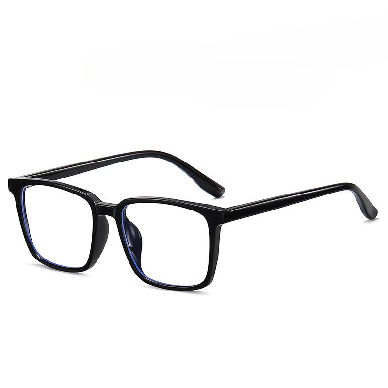 New Square Flat Mirror Leisure Simple Fashion Anti-blue Glasses TR Full-frame Glasses Frame