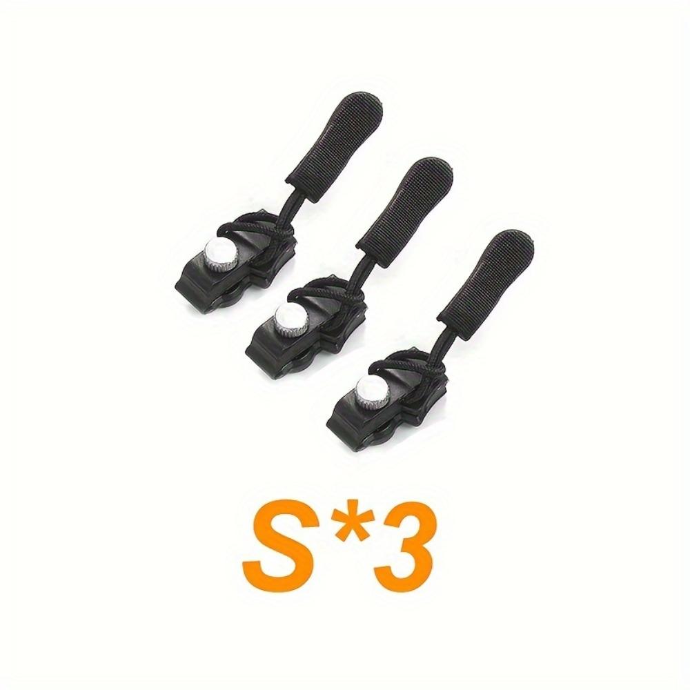 

3/6/9 шт. Комплект для ремонта молнии, универсальная сменная головка винта для мгновенного ремонта молнии с раздвижными зубцами S