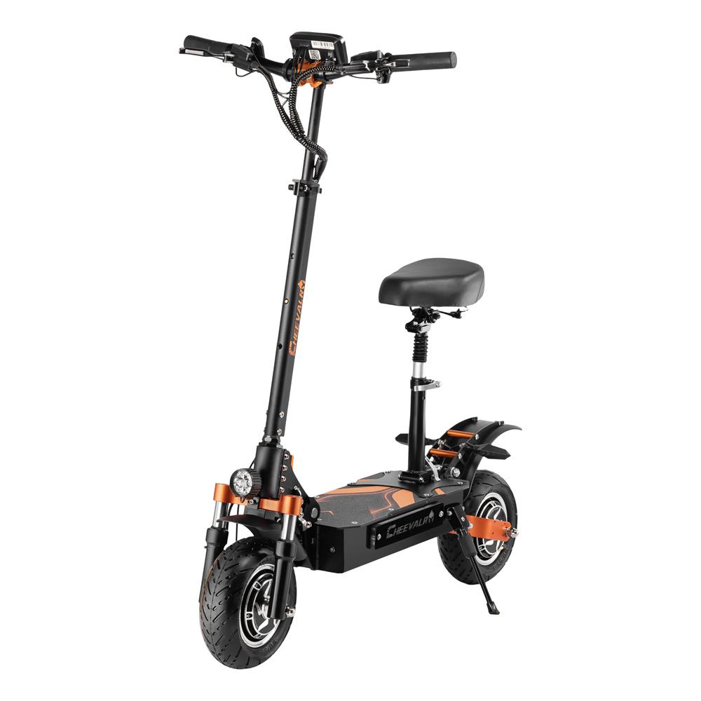 Cheevalry S10 Terénní Městská Dospělá Elektrická Koloběžka 2*1600W Duální Motor 52v33Ah Lithium-iontová Baterie Hliníková Slitina Venkovní Elektrická Koloběžka
