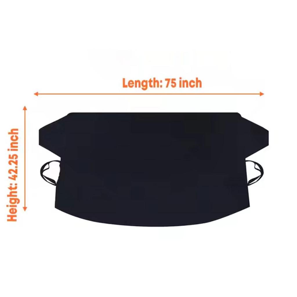 Waterproof Car Windshield Snow Cover Oxford Cloth Foldable Glass Shield Vehicle Accessory for Outdoor Winter Cars