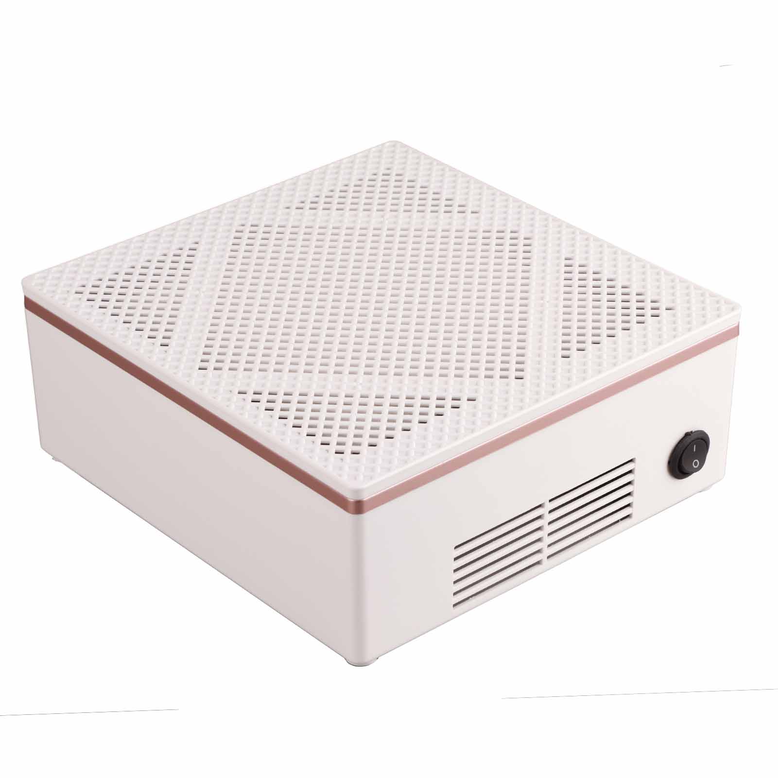 

Пылесос для ногтей, тихий, с регулируемой скоростью, настольный пылесос, всасывающий вентилятор с EU PLUG белый