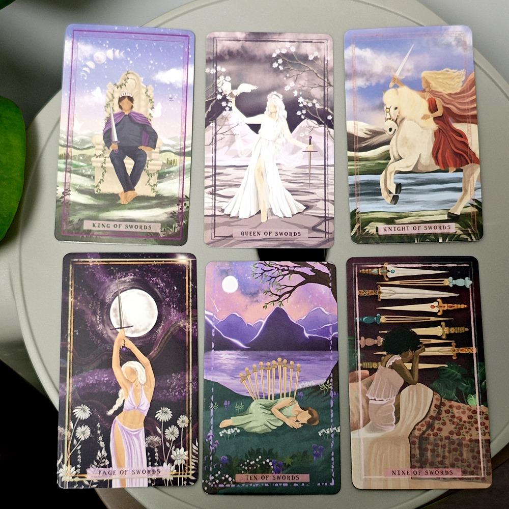 Earth Woman Tarot Deck 10.3*6cm 78 Pcs Tarot Cards Nurture Your Intuition and Celebrate Mother Nature's Wisdom