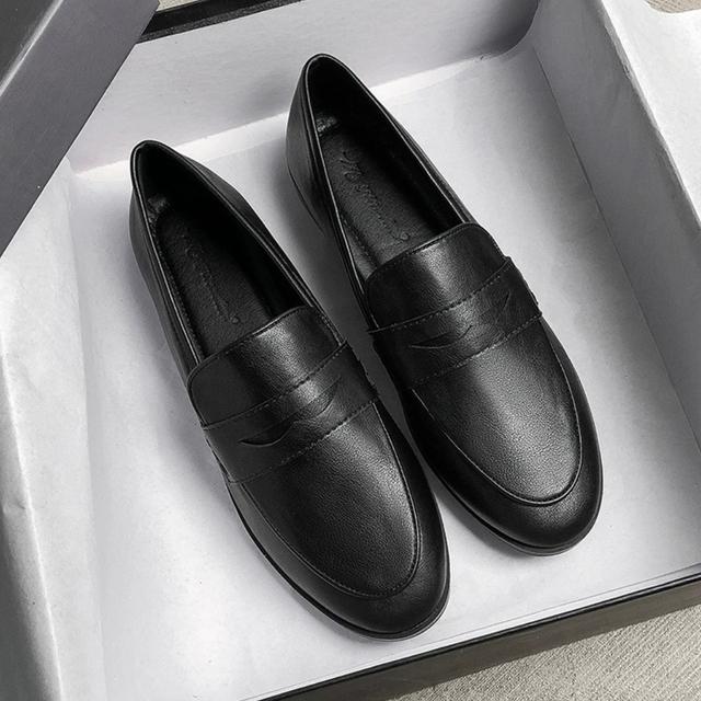 Loafers Flats Sko Kvinner Mykt Skinn Retro Mote Design Dame Jenter Kjøring Tur Ny vår Fritidssko For Dame