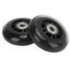 2pcs Skate Wheels Low Noise 608 Bearing Skates Inline Skating Replacement Wheels with Bearings for Indoor Outdoor