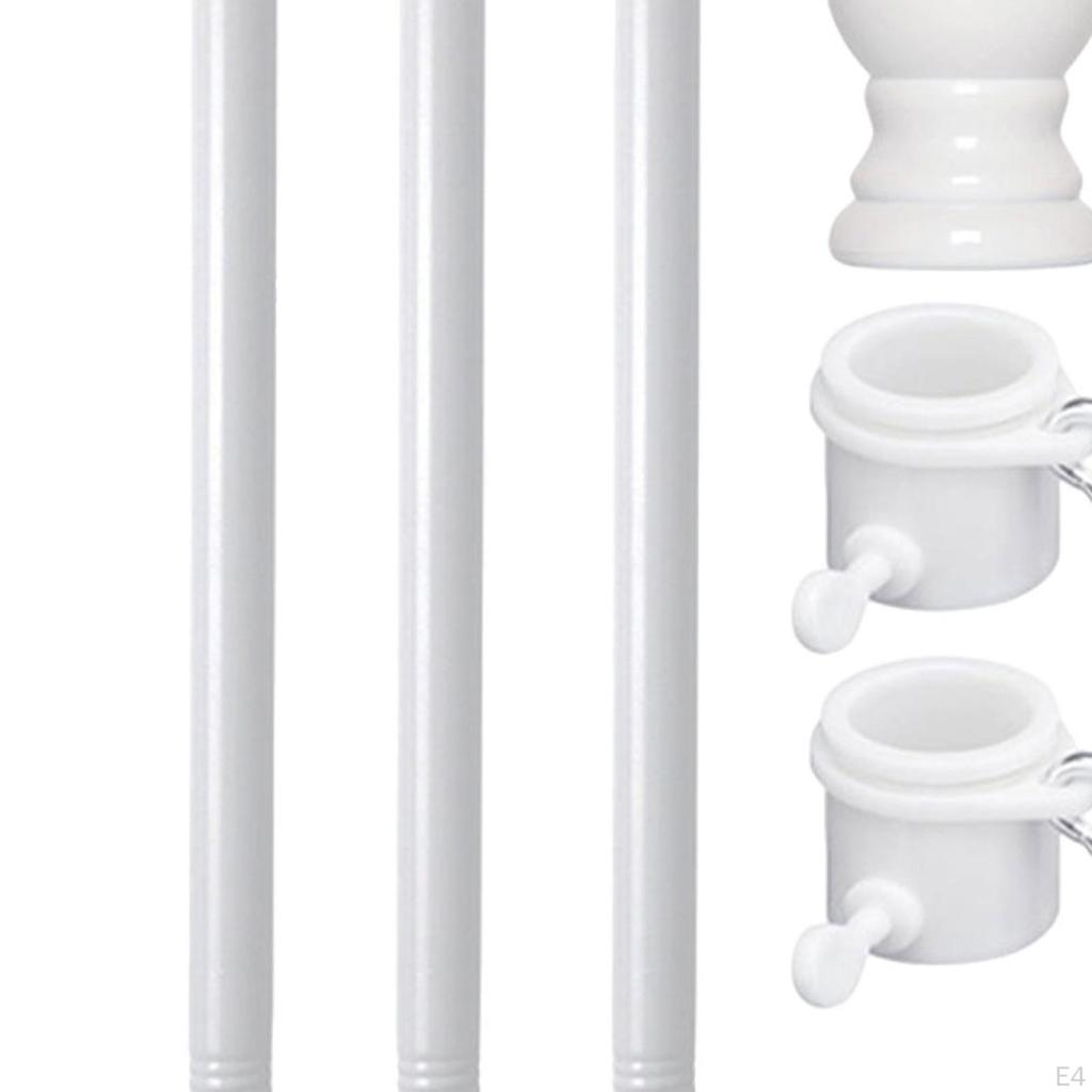 Sada vlajkového stožáru Otočné kroužky Držák na vlajku s Montážní konzolou Vrchol pro Garáž Komerční