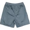 STONE ISLAND Solid Color Straight Leg Mid Waist Three Quarter Casual Shorts Men Shorts Carbon-Blue 7615B0243-V0044