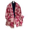 Simple Scarf To Keep Warm In Autumn And Winter, Coat Shawl To Keep Warm And Neck Protection, Female Student Scarf