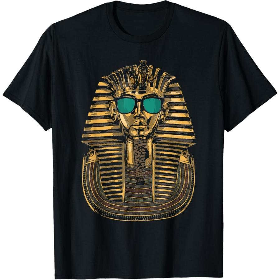 Pharaoh Sunglasses King Tutankhamun Egyptians T-Shirt S