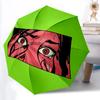 1pc Eyes Emotion Automatic Open/Close Umbrella, Portable Folding Umbrella, Compact Travel Umbrella For124