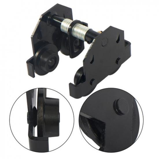 

0.5Ton Push Beam Trolley Alloy Steel Manual Trolley Flange Width 55-135mm