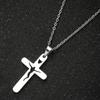 Collier Pendentif Croix Fille Style Doux Cool Multicouche Zircon de Haute Qualité Chaîne Clavicule Bijoux Accessoires Fête d'Anniversaire