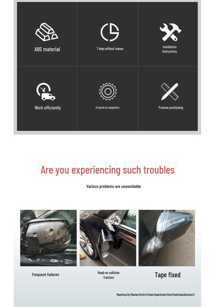 Electric Folding Painted Rearview Mirror for Kia Sportage 2011-2016 Models