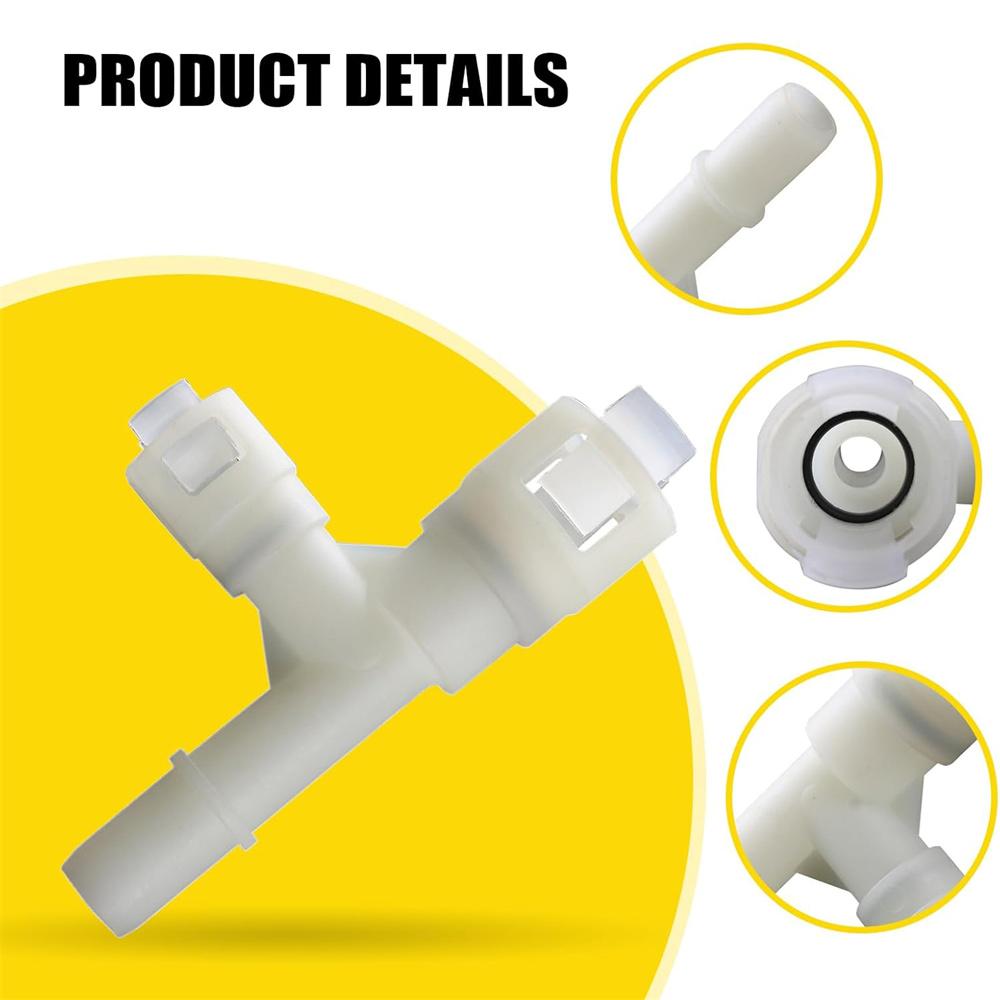 2 X HVAC Heater Inlet Hose Tee Connector 15055343 For Chevy Suburban Tahoe 00-14