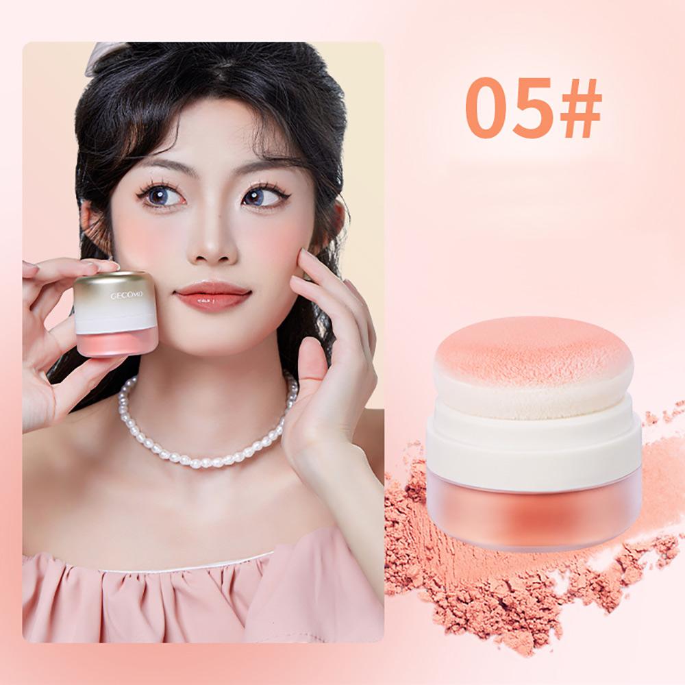 

GECOMO Lazy Mushroom Head Cushion Blush, водостойкие мягкие матовые румяна 4 цвета