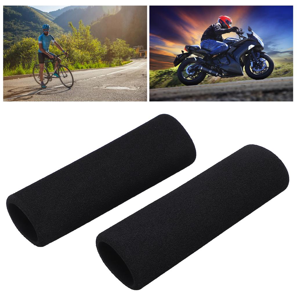 1 Pair Sponge   Handlebar Grips Anti Slip Bike Handle Grips Sun UV  Handle Cover for Motorcycle
