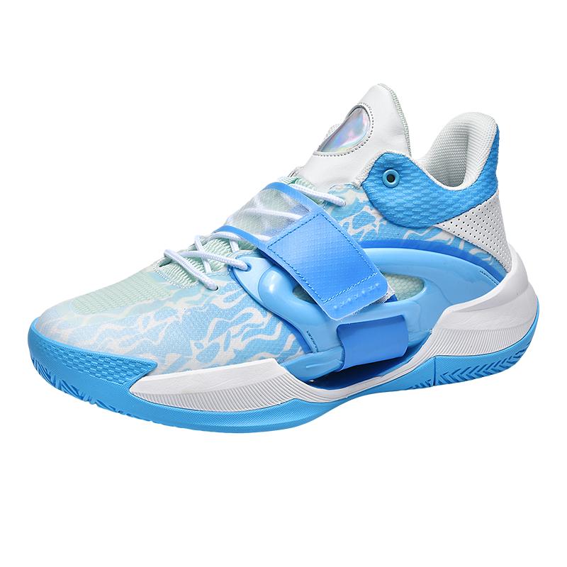 

Трендовые баскетбольные кроссовки Новые молодежные высокие спортивные кроссовки Сетчатые дышащие баскетбольные спортивные кроссовки 41 синий