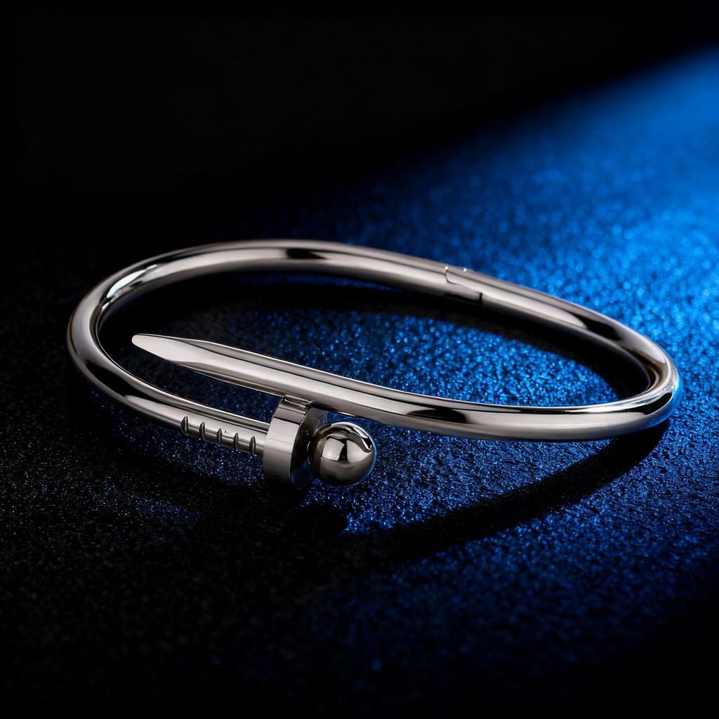 Bracelet Girls Niche Titanium Steel Jewelry Premium Sense Ins Wind Nail Opening Jewelry