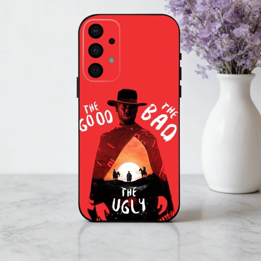 MOVIE T-The G-Good the Bad and U-Ugly Phone Case For Samsung Galaxy A73,A72,A71,A70,A53,A52,A51,Soft Silicone Black Cover