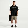Men's Nike T Shirts Men's Black/Gray Olive Crew Neck Moderate