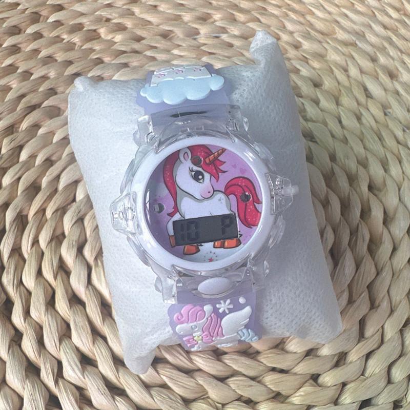 Music Cartoon Kulomie Yugui Dog 3D Silicone Strap Watch Children'S Electronic Music Watch