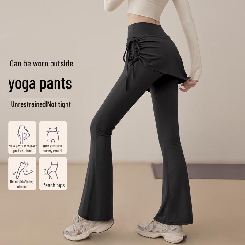 Youyou Women s Flared Yoga & Running Pants XL