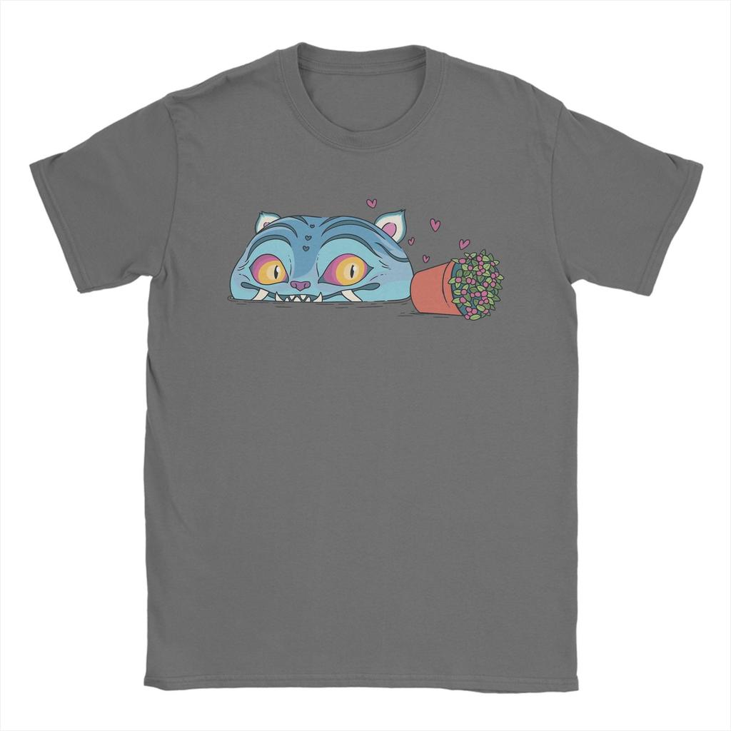 Men T-Shirt KPop Demon Hunters Derpy Humor Cotton Tees Short Sleeve T Shirts Crewneck Clothes Plus Size