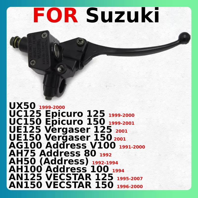 For Suzuki AH75 Address 80 / AH50 / AN125 VECSTAR 125 / AN150 VECSTAR 150 Motorcycle Brake Master Cylinder Clutch Levers 22mm