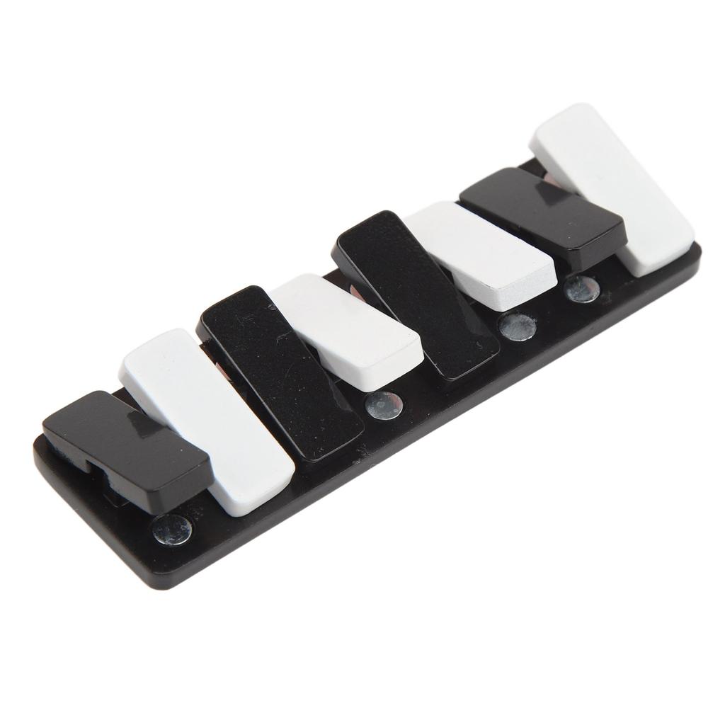 Piano Key Haptic Clicker Toy Zinc Alloy Adult Portable ADHD Slider Anxiety Stress Relief Toy