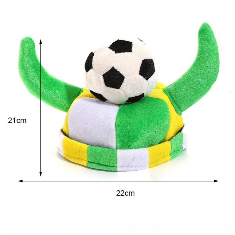 1pcs Carnival Sports Style Theme Party Festival Celebration Soccer Hat Festive Party Decorative Cap for Events and Gatherings