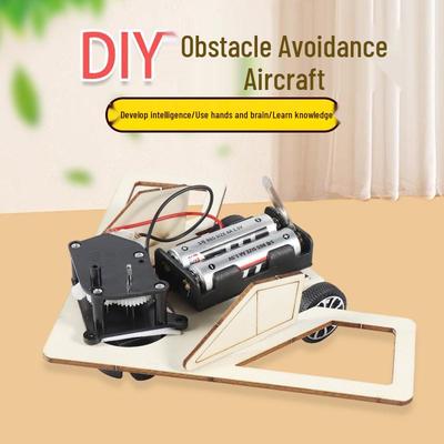DIY STEM Airplane Robot Kit: Obstacle Avoidance Science Experiment for Kids