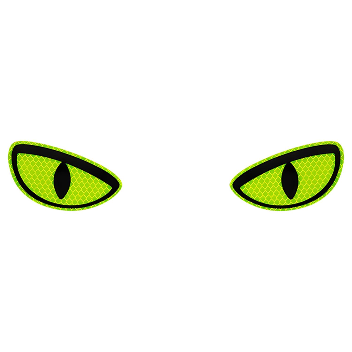Светящаяся в темноте наклейка «Зеленые глаза» для автомобильных фар