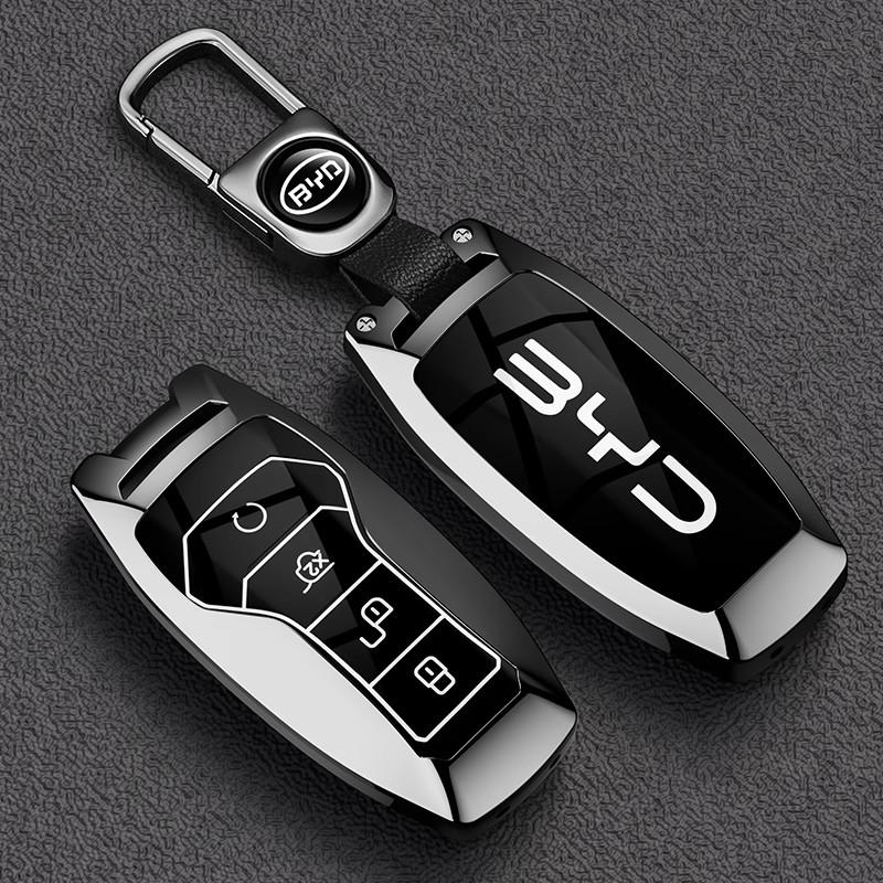 GGBFQ1 Fit For BYD Seal Sealion 6 Song Plus Atto 3 Han EV Dolphin Mini Car Key Case Cover Shel Keychain Accessories
