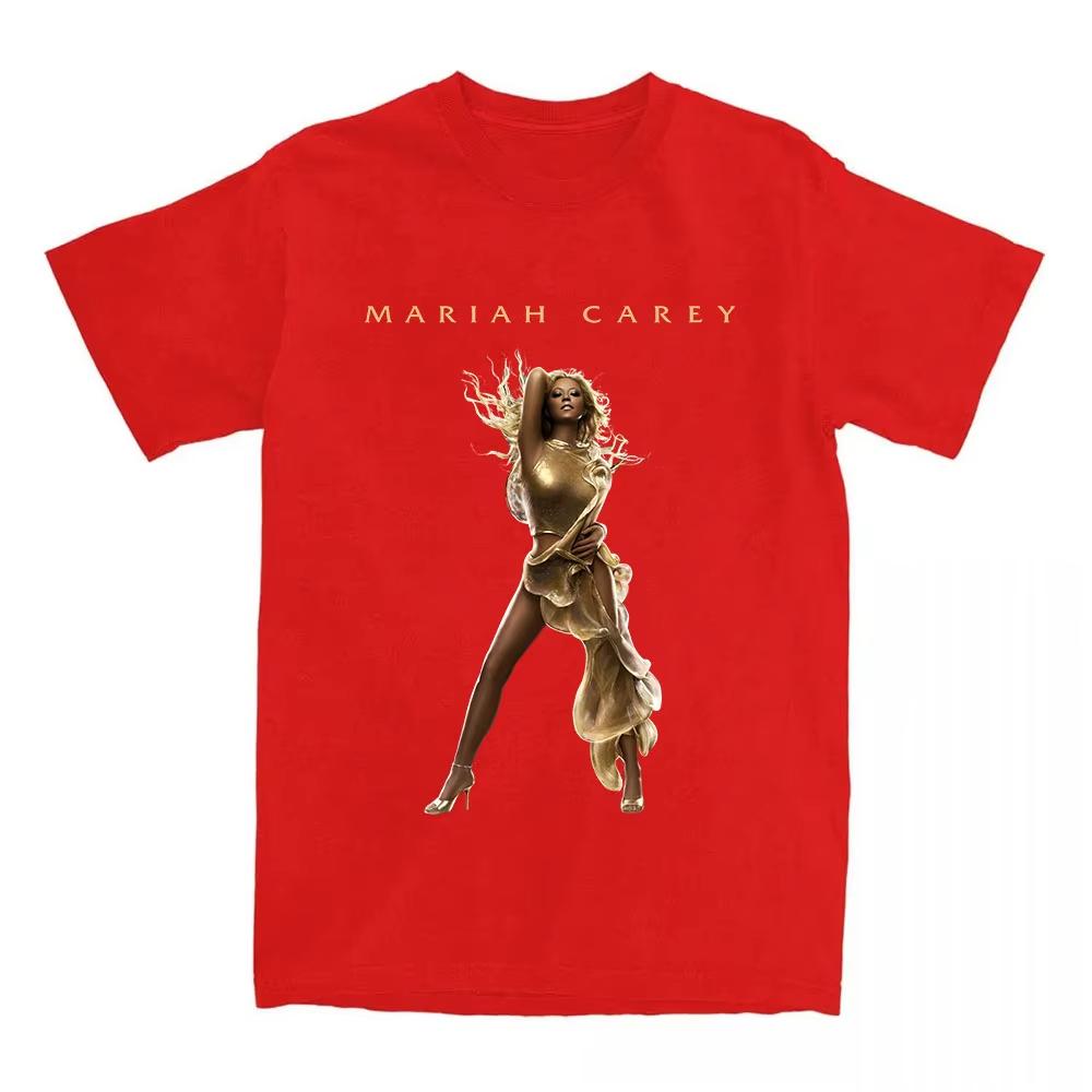 The Emancipation of Mimi Year Anniversary Tshirt Mariah Carey Singer Print Tshirt Cotton Loose Female Oneck T Shirts Unisex