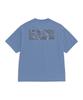 National Geographic N262Uts210 Urban Big Logo Short Sleeve T-Shirt Middle Blue