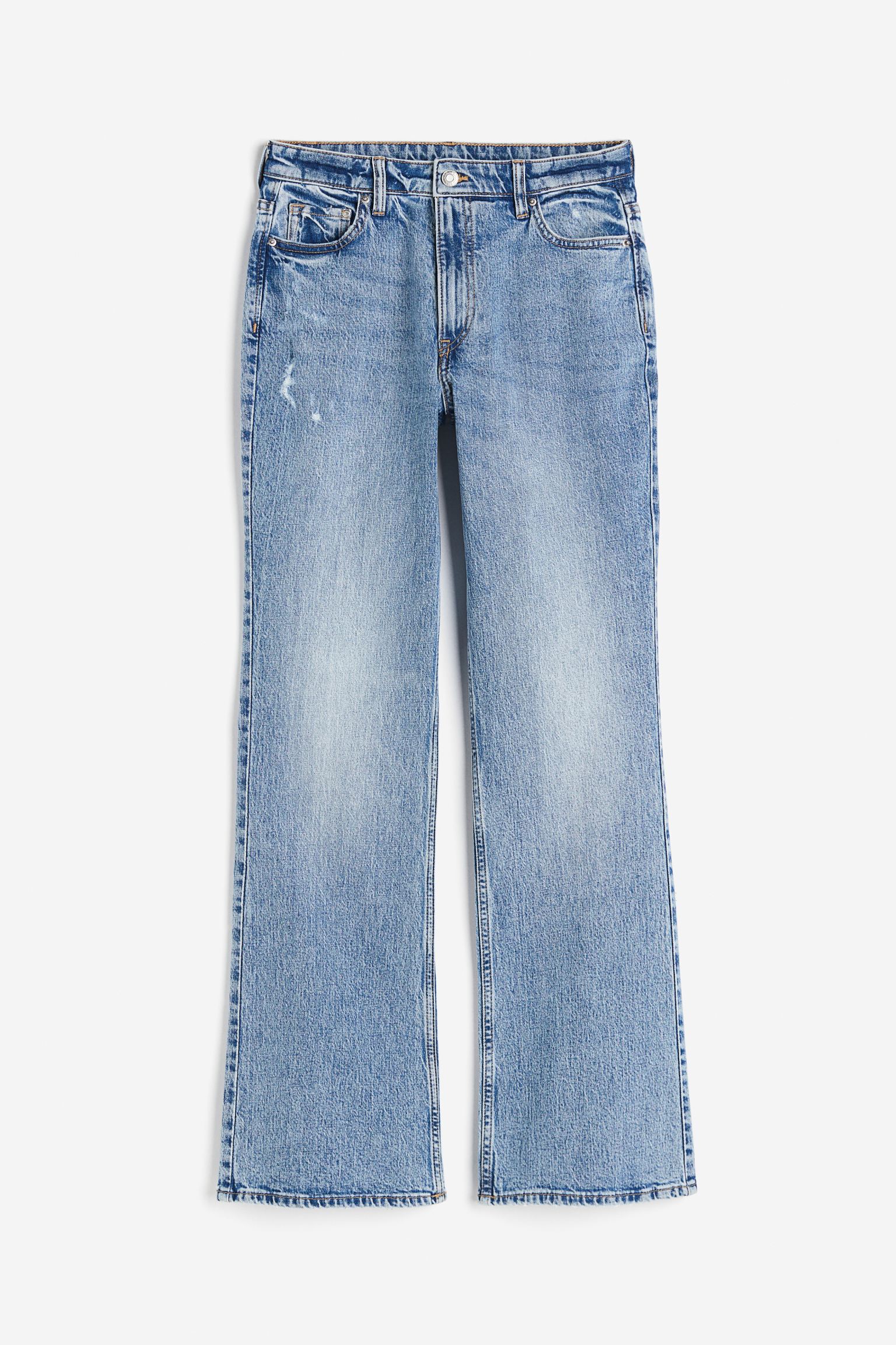 

Высокие джинсы Bootcut с пышной посадкой