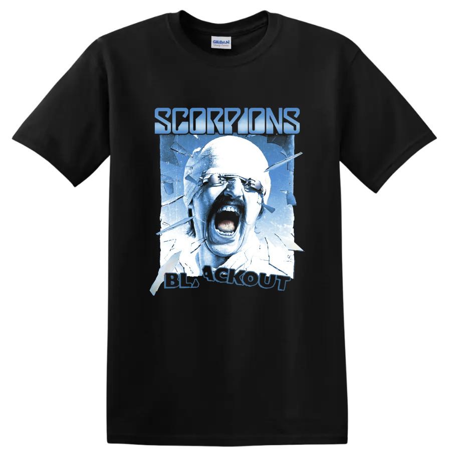Scorpions Rock Metal Music T Shirt Screaming Face Graphic Tee