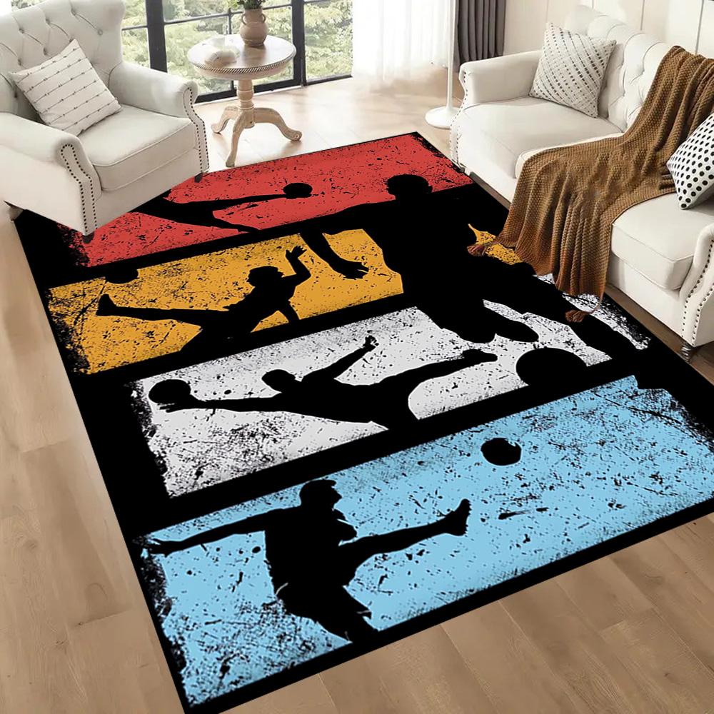 Dynamic Basketball Moves Floor Mats for Living Room, Bedroom and Room Decoration Are Suitable for Gifts.
