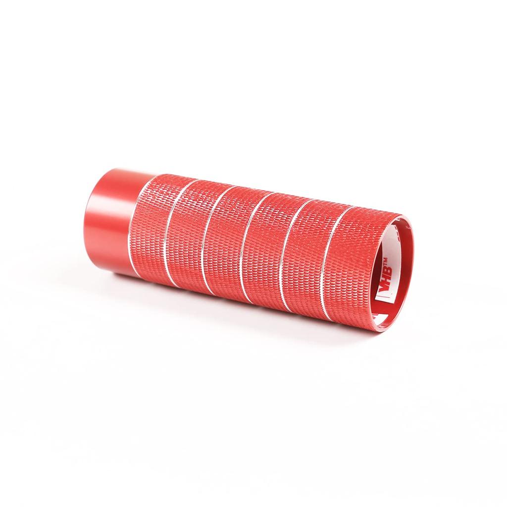 Car Aluminum Alloy Handbrake Handle Handbrake Sleeve for Toyota FJ Cruiser Cover, Protector, 2007-2021 (Red)