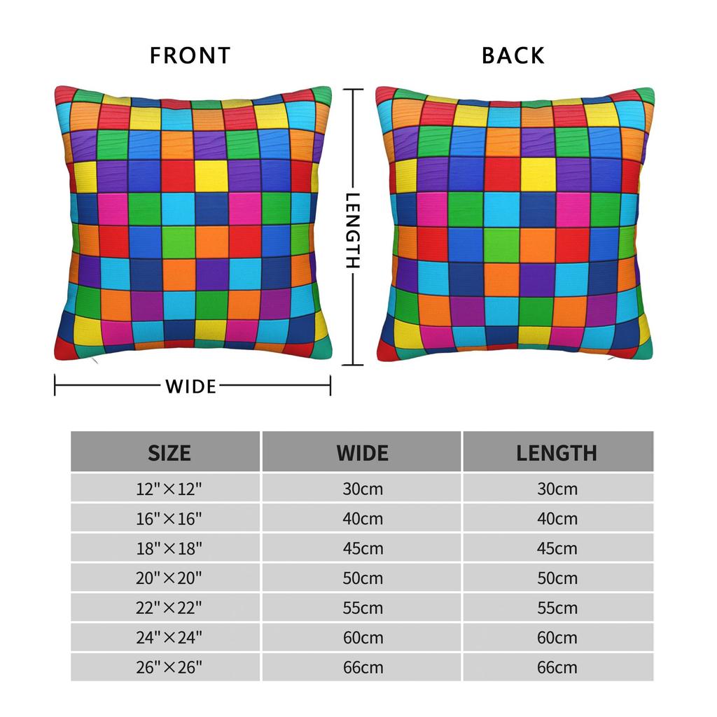 Palette Color Pillowcases Morden Pillow Case For Sofa Home Decoration Print Pillow Cover