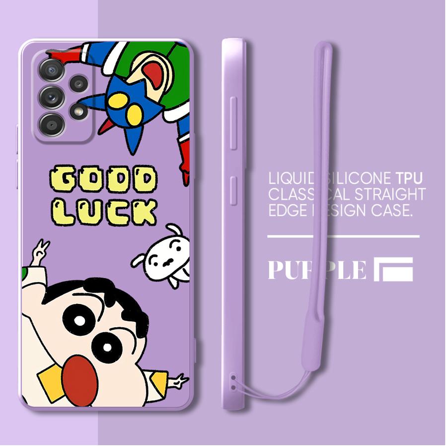 Cartoon Fashion Shin-chan Phone Cover Case for Samsung Galaxy A53 A50 A56 A04 A02s A71 A73 A03 A30s A06 A05 A20s