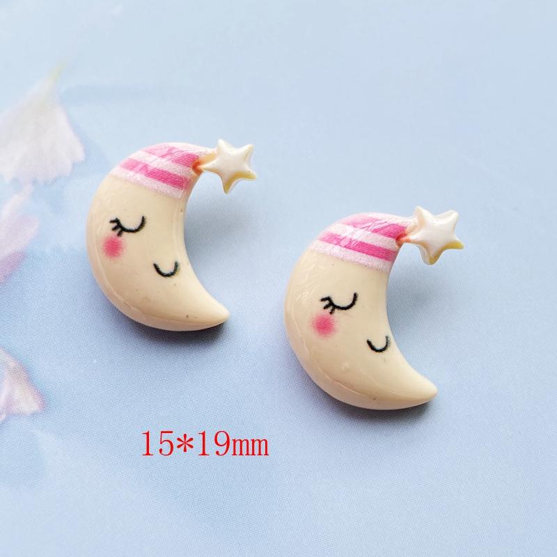 30Pcs Cute Mixed Cartoon Ice Cream/Animal Flat Back Resin Cabochons Scrapbooking DIY Jewelry Craft Decoration Accessorie H200