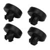4PCS Boot Lid Hinge Stops 12832495 Shockproof Trunk Lid Hinge Buckle Replacement for SAAB 9‑3 CONVERTIBLE 2004 to